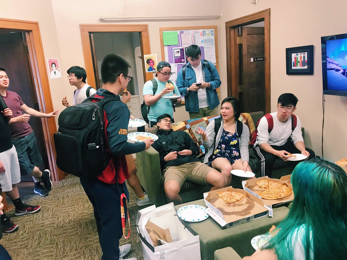 ISU_GSJC's tweet photo. Lunch with Simon Tam was a great introduction for tonight. Thank you to the Asian Student Union here on campus for sponsoring lunch.

See you all at 8:15 p.m. in the Great Hall, Memorial Union. #isufirst https://t.co/XH8hDRbxUB