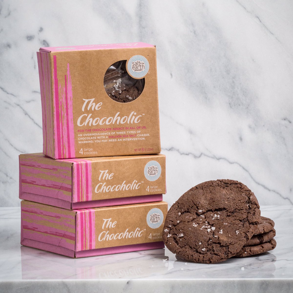 Cookie of the week....
 
The chocoholic!!! It’s made with three different types of chocolate #chocolate #cookie