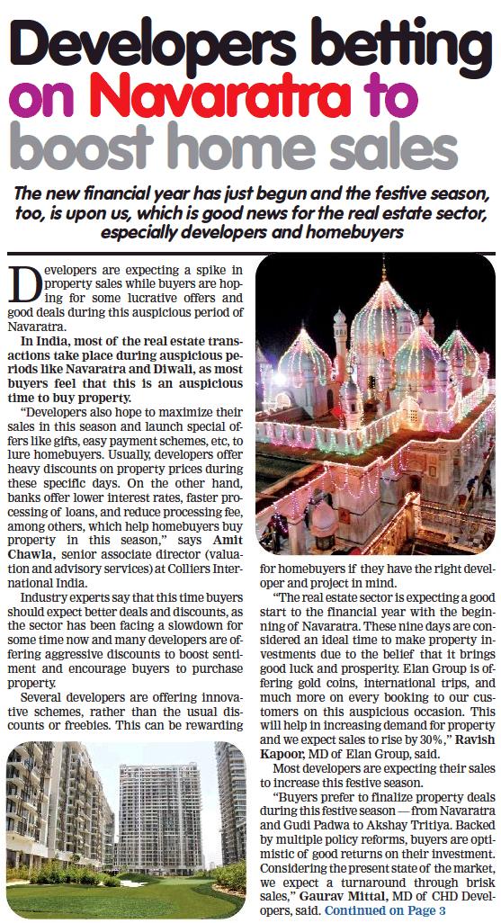 ExoticaHousing's tweet photo. Navaratras enhancing the sales in real estate sector. Mr #DineshJain- MD, #ExoticaHousing shares his views on the rise in sales in the auspicious days with #TheTimesOfIndia
#TimesProperty #Fresco #Dreamville #PremiumApatment #ReadyToMoveInApartments
https://t.co/9vLZZJrcJr https://t.co/vSaz8g3NhM