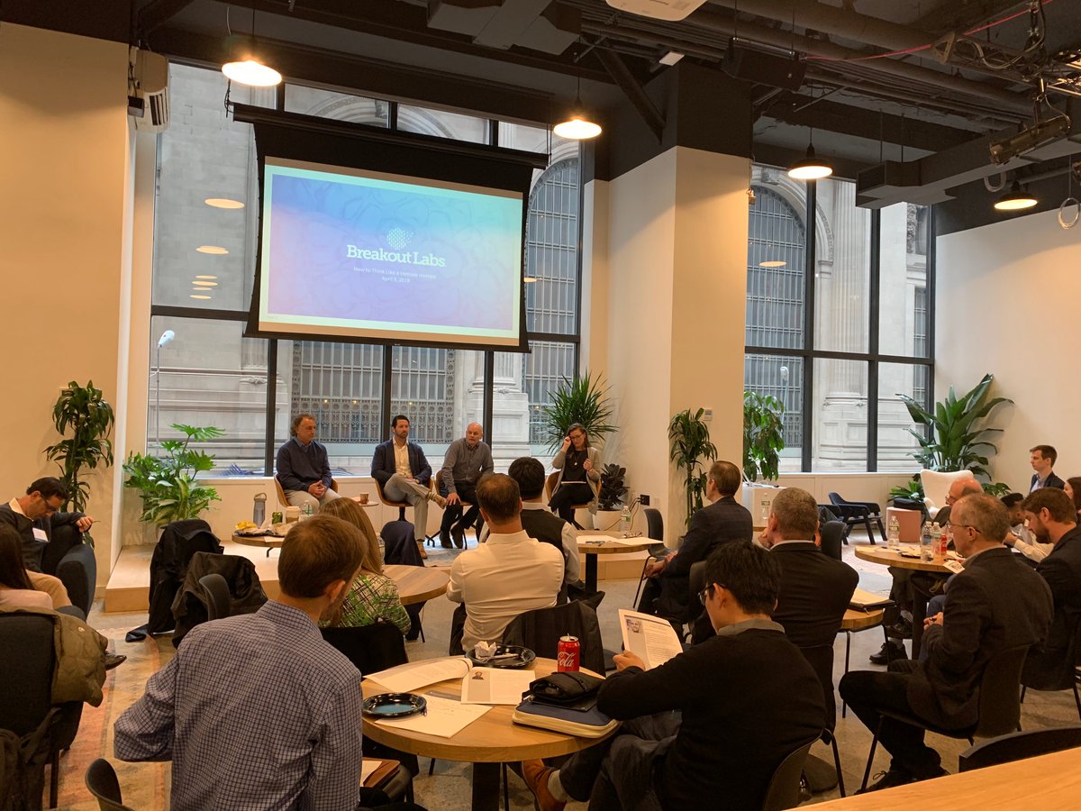 We've gathered our East Coast companies &amp; ambassadors in #NYC for a day of programming &amp; an evening of cocktails! Thanks to our friends at #Digitalis, #ARCHVentures and <a href="/osfund/">OS Fund</a> for talking to our #entreprenurs today. Thanks to team <a href="/Company/">Company Ventures</a> for letting us use their great space!