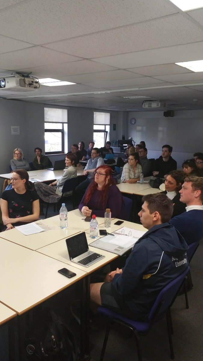 ARU History students and staff at hugely successful dissertation workshop today!  Third years present short talks about their original research.  They have truly become historians.