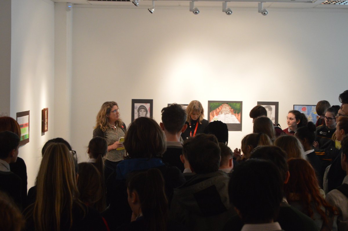 MTUArtsOffice's tweet photo. Great launch earlier at the #CITJBEC of #MyEducationMyFuture19 by CIT Access Service, support by Crawford College of Art and Design and CIT Arts Office, involving 8 Secondary Schools exhibiting 68 works from both student and groups. #CITarts #ArtsRichInstitute #CITaccess https://t.co/PIf5xkNA3f