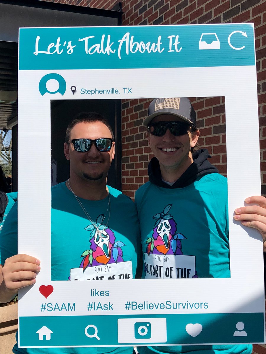 TarletonSports's tweet photo. Tarleton student-athletes are proud to support Teal Tuesdays recognizing Sexual Assault Awareness & Prevention Month. #TurnTexasTeal #SAAPM2019 https://t.co/oaeJimjWKs
