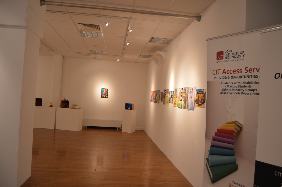 MTUArtsOffice's tweet photo. Great launch earlier at the #CITJBEC of #MyEducationMyFuture19 by CIT Access Service, support by Crawford College of Art and Design and CIT Arts Office, involving 8 Secondary Schools exhibiting 68 works from both student and groups. #CITarts #ArtsRichInstitute #CITaccess https://t.co/PIf5xkNA3f