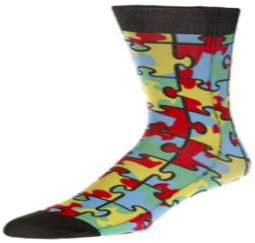 GlobalWarmingVE's tweet photo. April is Autism Awareness Month! Go buy our socks that help spread the word! https://t.co/1eYDiJHMig