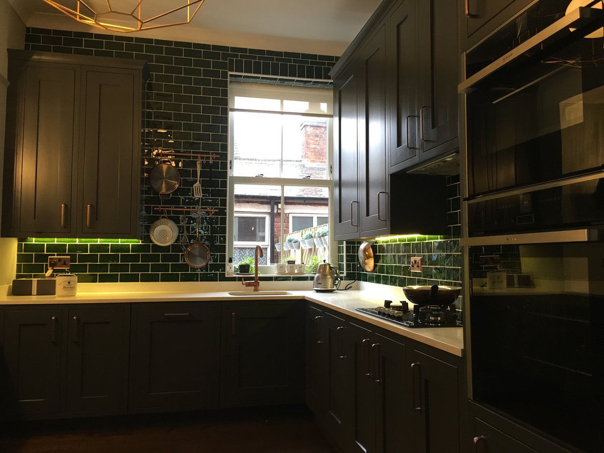 Another Beautiful <a href="/fikitchens/">First Impressions</a> baystone bespoke painted slate grey kitchen supplied &amp; fitted by prestige kitchens &amp; bedrooms . Call for a free quote &amp; design . #fikitchens #bespoke #prestige