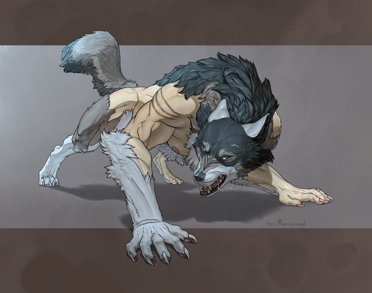 https://www.furaffinity.net/user/monstrovod ) #werewolf #transformation #fu...