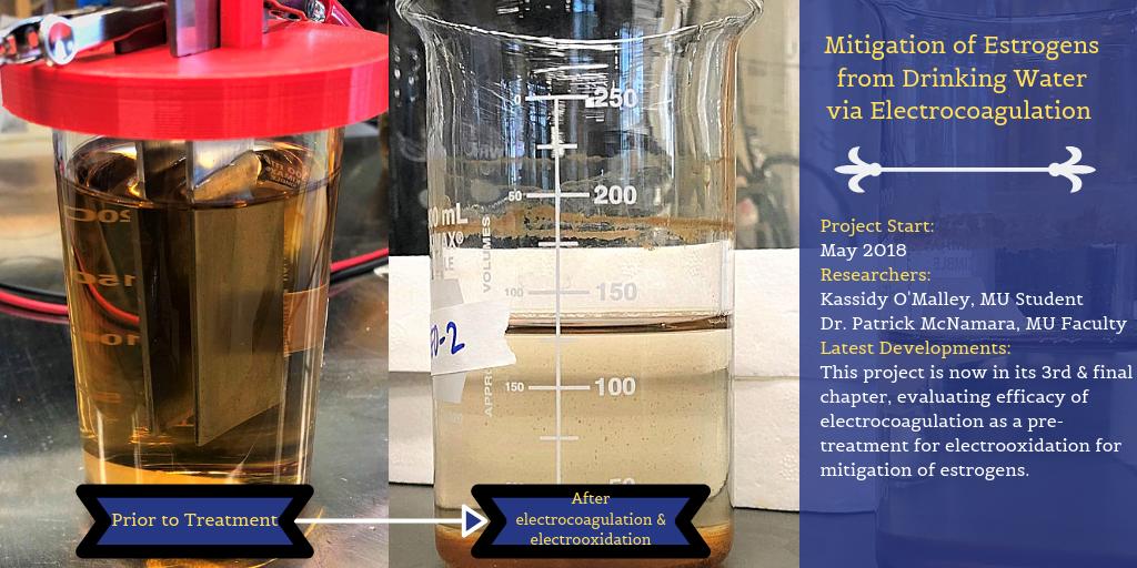 Marquette Innovation (@muinnovation) on Twitter photo Today we are featuring one of the many great researchers working on projects in <a href="/MarquetteU/">Marquette University</a>'s Global Water Center space! Marquette student Kassidy O'Malley is spearheading a project titled "Mitigation of Estrogens from Drinking Water via Electrocoagulation." 🌊 (1/4) Today we are featuring one of the many great researchers working on projects in <a href="/MarquetteU/">Marquette University</a>'s Global Water Center space! Marquette student Kassidy O'Malley is spearheading a project titled "Mitigation of Estrogens from Drinking Water via Electrocoagulation." 🌊 (1/4)