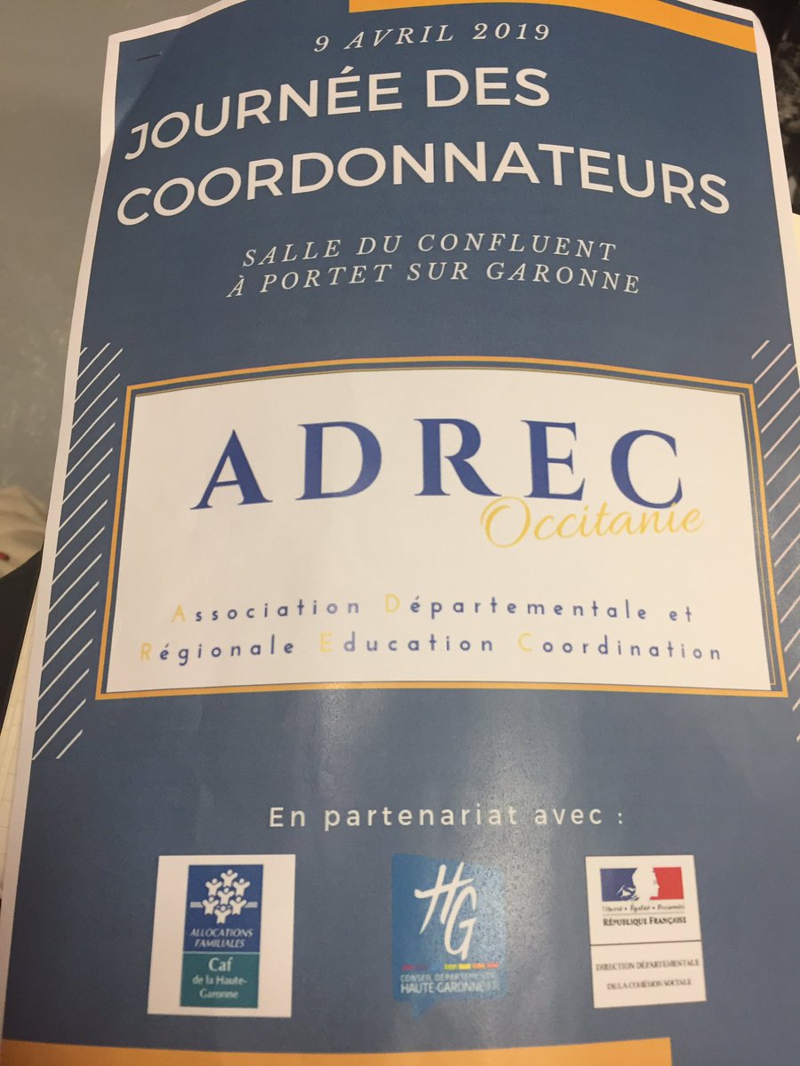 fcottineau's tweet photo. Merci à l’Adrec pour cette journée riche en échanges et aux partenaires nous ayant permis dans le cadre de l’atelier que je co-animais de présenter deux dispositifs de la co-éducation : classe passerelle et crèche À Vocation d’Insertion Professionnelle @cafhautegaronne #adrec https://t.co/xFCe0nYPet