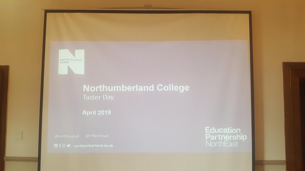 Excited to be welcoming year 11 students on such a beautiful sunmy morning at Kirkley Hall campus for our first round of taster days @NorthlandColl @EPNorthEast #tasterday #kirkleyhall