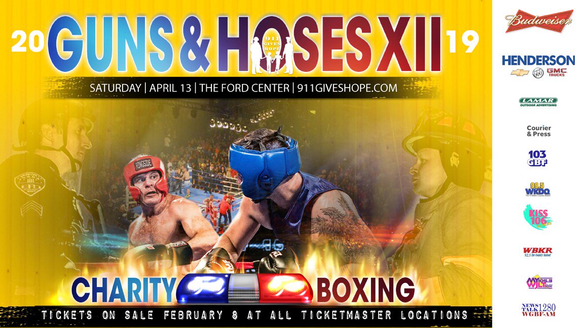 We’re so excited for Guns &amp; Hoses this Saturday! Get your tickets today >> bit.ly/GunsAndHoses20…