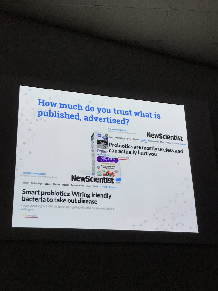 Trinh_babbles's tweet photo. Wow! Recalling the Vaccine hoax and Probiotic push. Dr. Yufeng Tong @tongalumina examines the importance of critical analysis and reproducibility of research projects in biology 🧬 #scitech #criticallearning @gfss_STEM @GfssScience @GlenforestSS @uofwindsor https://t.co/18BZjS8yWi