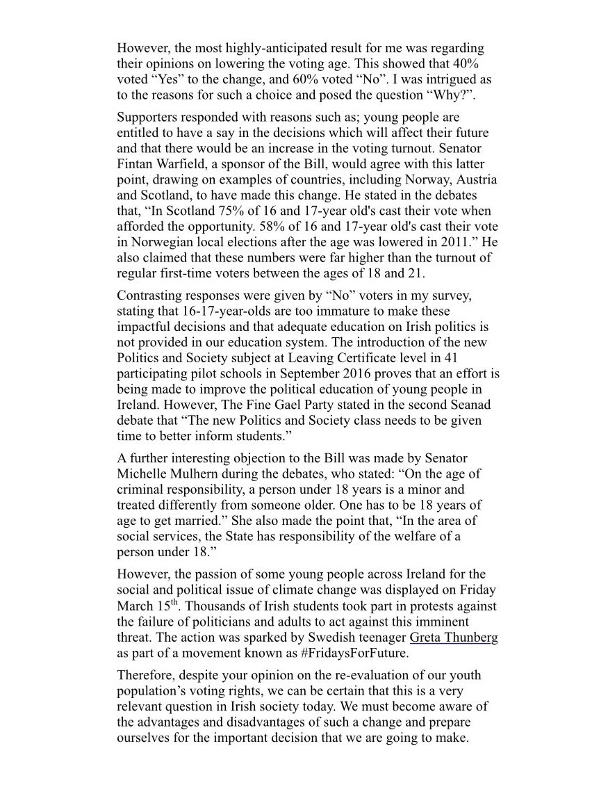AgeVoting's tweet photo. @Andrews4Europe please take a look at my article concerning the referendum to lower the voting age. What are your thoughts? https://t.co/xHqbUw3dZm