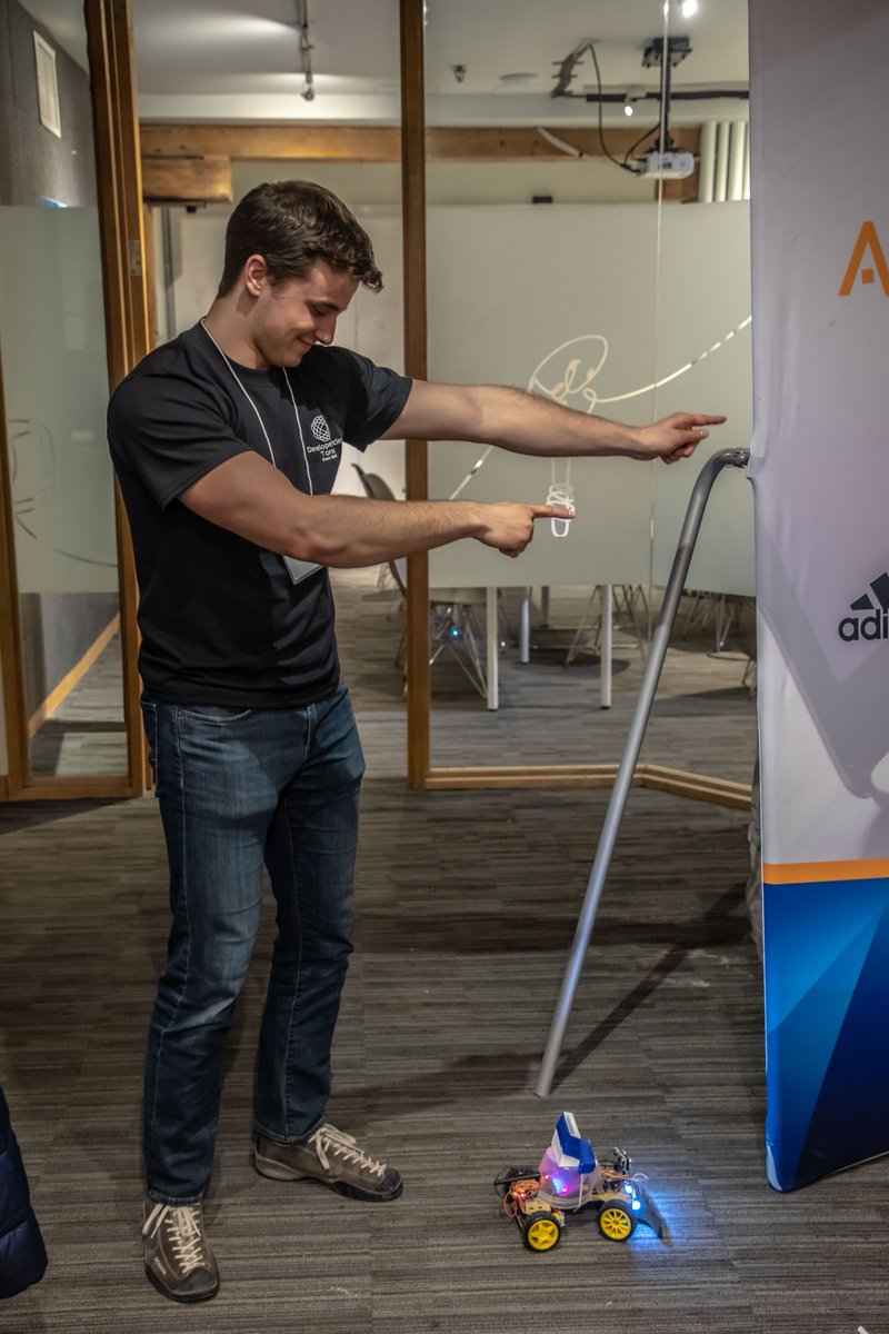 AquentDEV6's tweet photo. The challenge of the @DevCToronto Oculus Hackathon was to build a VR experience on the theme of community, and everyone did a great job! If you're looking to get involved in a developer community, feel free to join our Developer Circles Toronto group on Facebook. https://t.co/2fmh8FtMGw