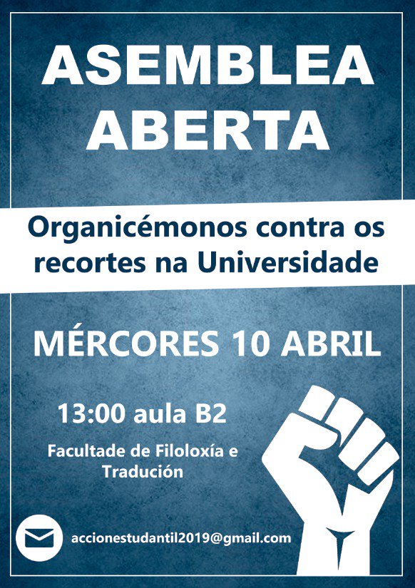 Dende a plataforma #ReferendoUvigo mostramos o noso máximo apoio ao alumnado que estase a organizar contra as reforman na nosa universidade baixo o nome de #AcciónEstudantil

Por unha educación pública e de calidade!!