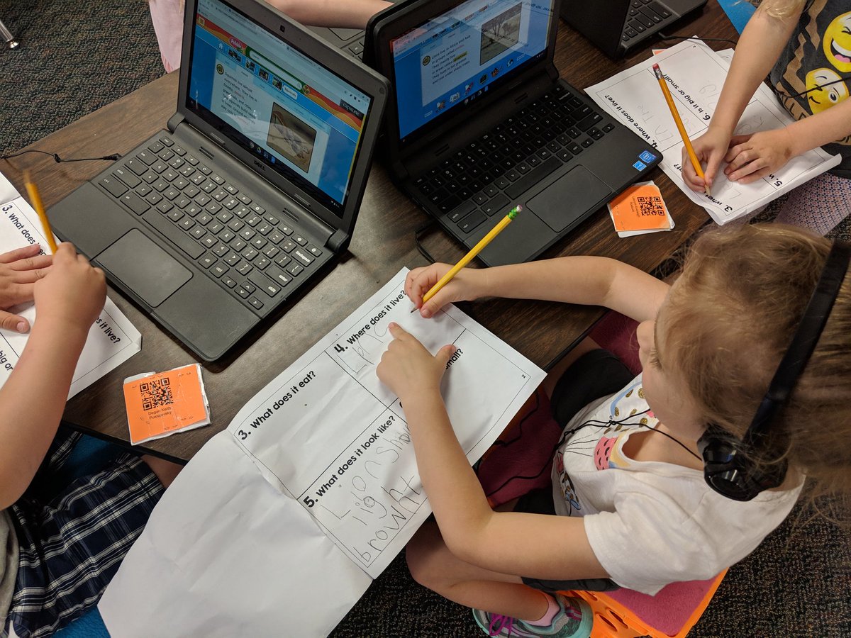 adkinmicteacher's tweet photo. We started our animal research in Kinder. using #PebbleGo. I was amazed at how engaged they were. @RobinsonPrimary #kindermathrules @TTC_ESU @kirsten_hansen @ESU_BEST https://t.co/QMD2NeedNw