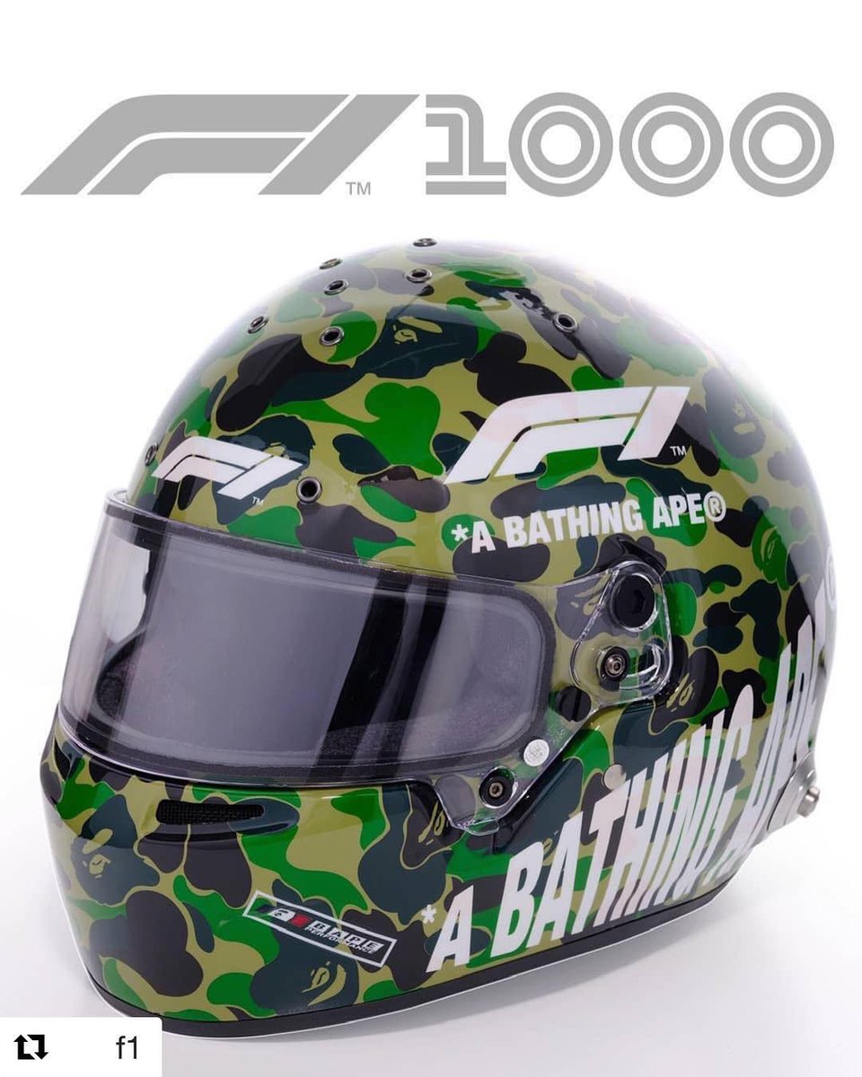 bape bike helmet F1 Racing x Bape helmet