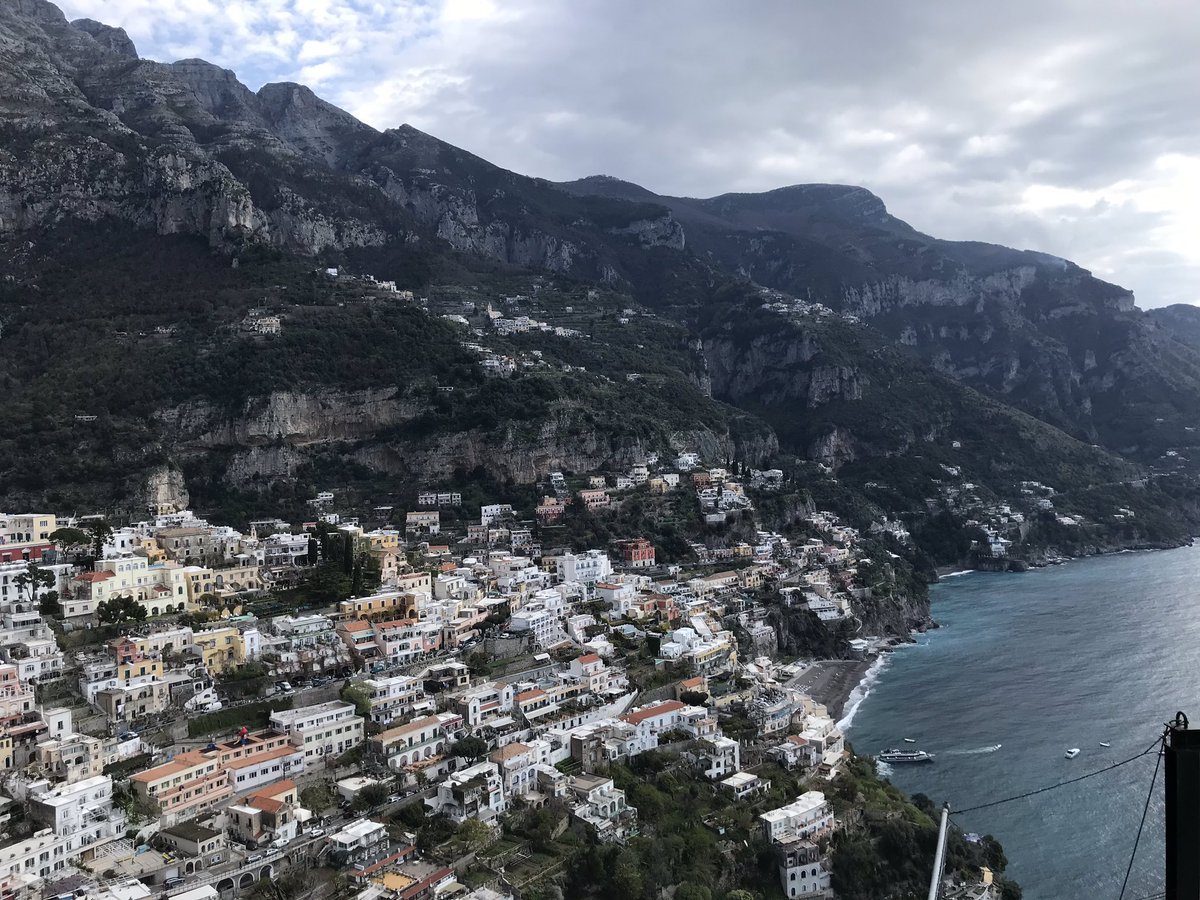 GeographyPres's tweet photo. Amalfi Coast drive today along winding roads and coastal villages #Positano #Amalfi #Minori @GeographyPres @Pres_Carlow https://t.co/YYBVLPxXPc
