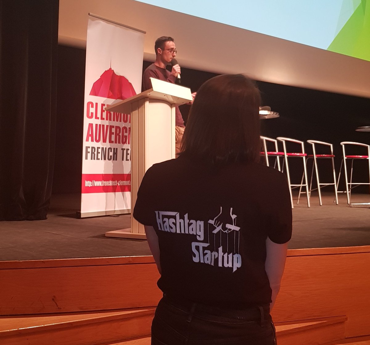clermont_sb's tweet photo. [Direct]
Des pitcheurs convaincus et convainquants se succèdent sur la scene du #HashtagStartupChallenge #CIW19 https://t.co/i0Vy9YJFcx