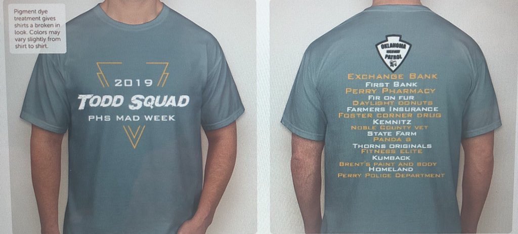 cydneedavis2's tweet photo. Support the Hatchett family by ordering a MAD Week t-shirt for just $20!  You can also purchase a Todd Squad bracelet in order to participate in the ice cream social and outdoor games for $5!!! https://t.co/tP80kNH7nx
