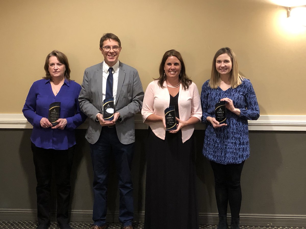 ERHS counselors got to honor Mrs. Shermak last night at the Central MN Counselor of the Year Award Banquet! We are lucky to have such an amazing and dedicated counselor on our team!