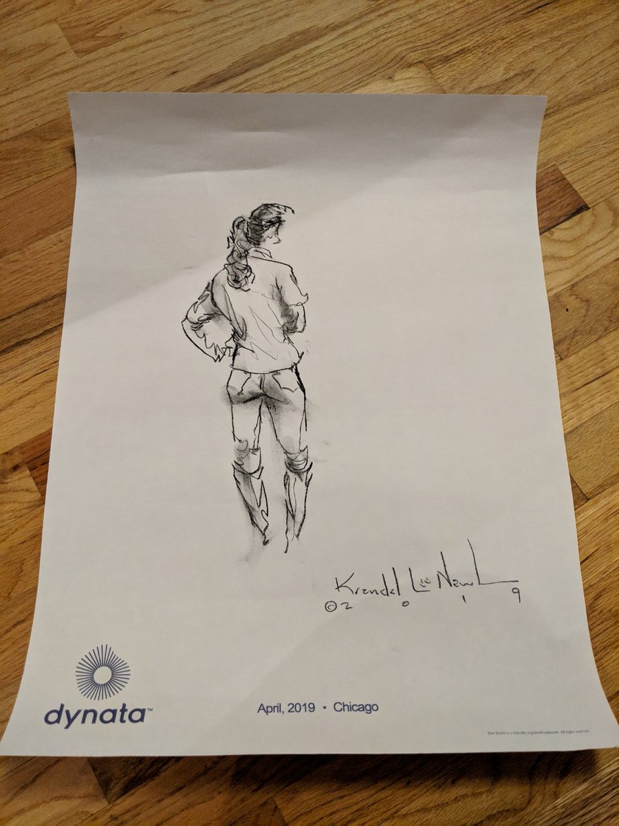 Vernlamern's tweet photo. This was such a fun idea! Thanks @DynataGlobal for a memorable experience with @buttsketch ! I may be biased but I could really get "behind" this portrait! #lol #drawing https://t.co/8g5rTyZhlC