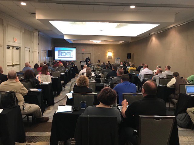 NAEMT_'s tweet photo. Dr. Dan Swayze and Anne Jensen discuss the foundational assessment and intervention skills for community paramedics to a sold-out #EMS3.0 Clinical Workshop. New patient-centered, expanded assessment mnemonic and triage algorithm for guiding care are among topics discussed... https://t.co/6L3e90GPTC