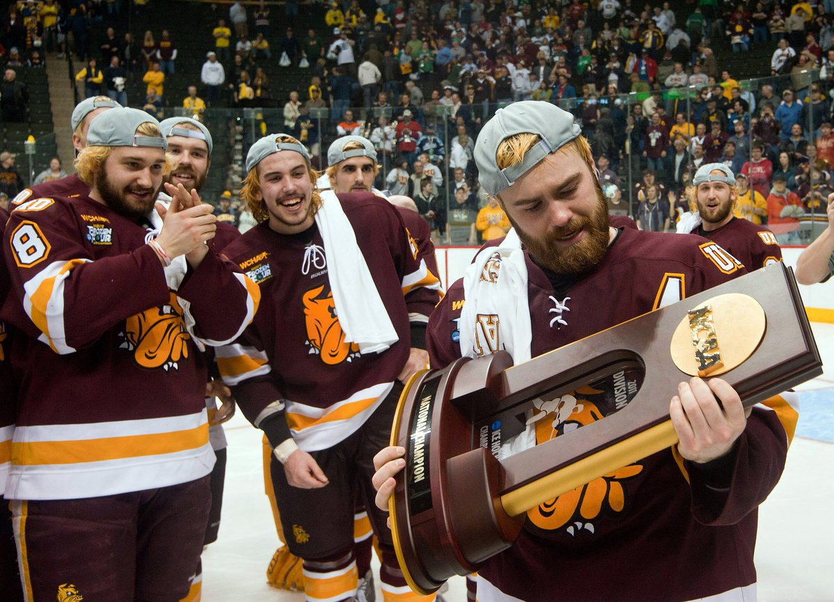 UMDBulldogs's tweet photo. Frozen in Time ... April 9, 2011.  #FrozenFour https://t.co/pT2TZWDiNS