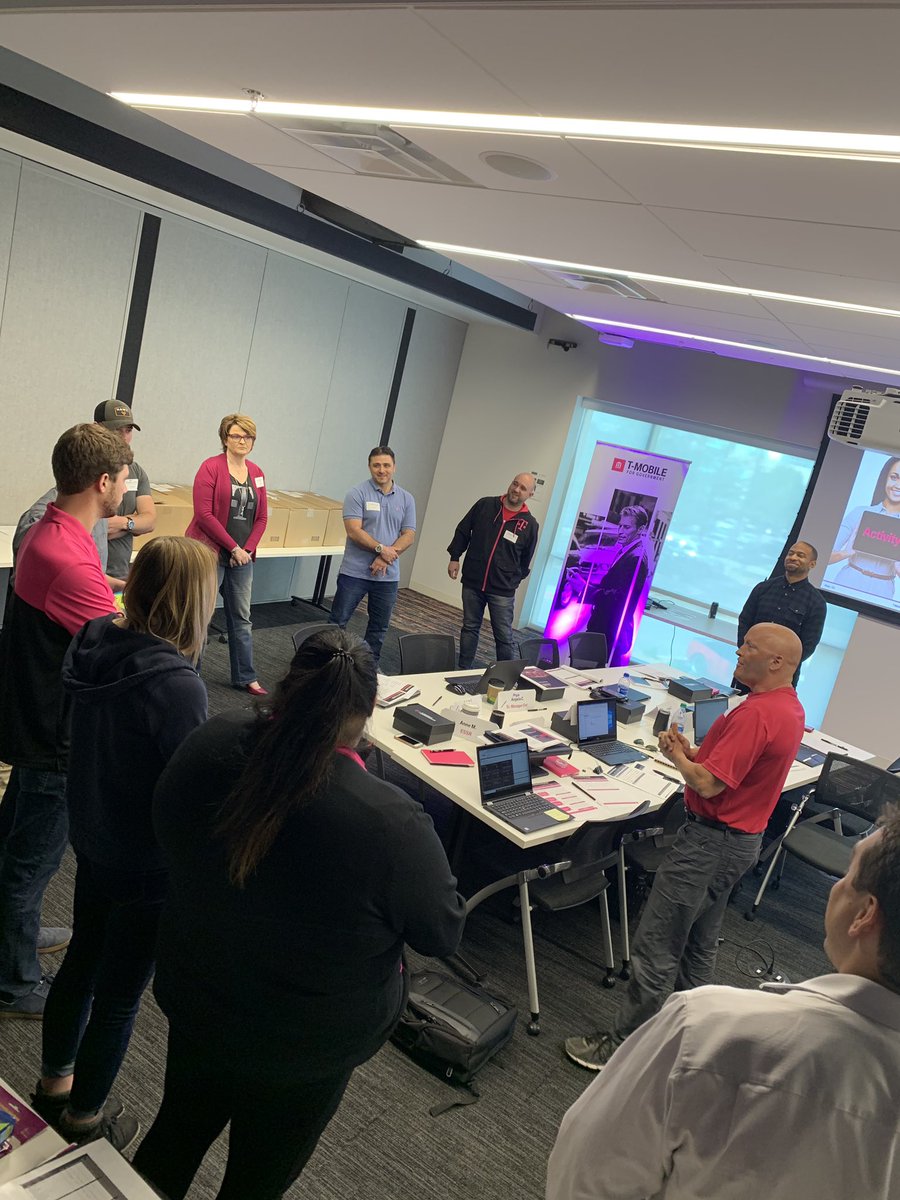 VeeMiller11's tweet photo. #TFBelevate support managers showing new hires how to crush #objections #negball https://t.co/OvY4SxkJjS