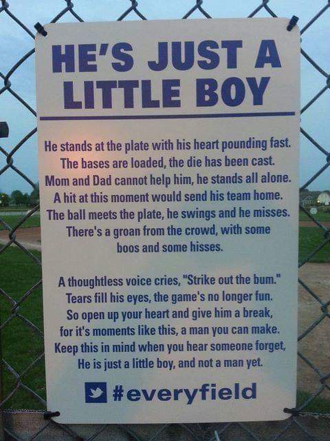 theangryfan's tweet photo. It's my favorite time of the year again!  Here is a nice reminder for all of us to remember. #everyfield https://t.co/AuhvQdeNNf