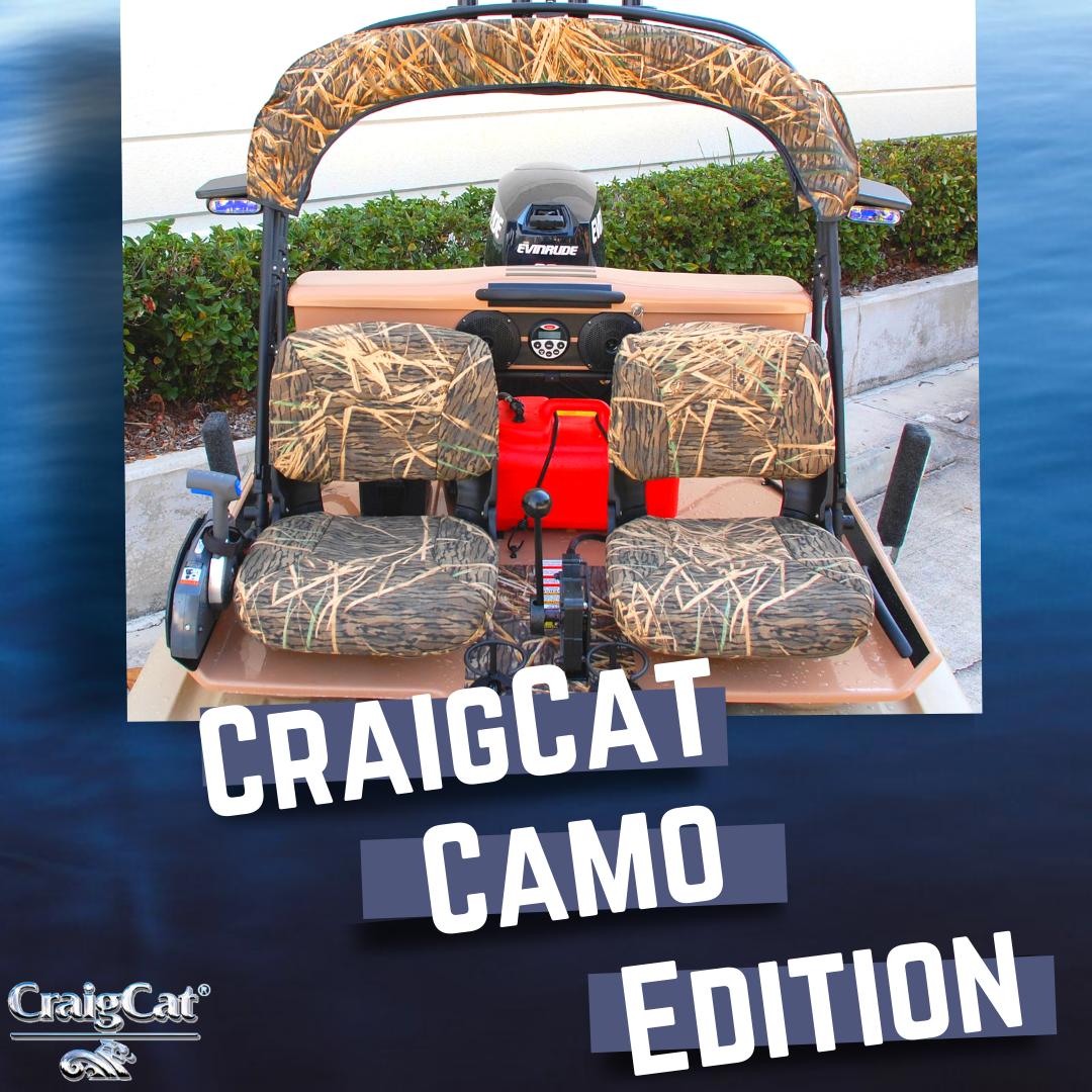CraigCatOrlando's tweet image. Say Hello to our Camo Edition! Tough, reliable and rugged. The ultimate small power boat solution for the true outdoorsman. This unencumbered model will take any hunter, fisherman or nature enthusiast anywhere in the backwoods in comfort and style.
#CraigCat #CamoEdition