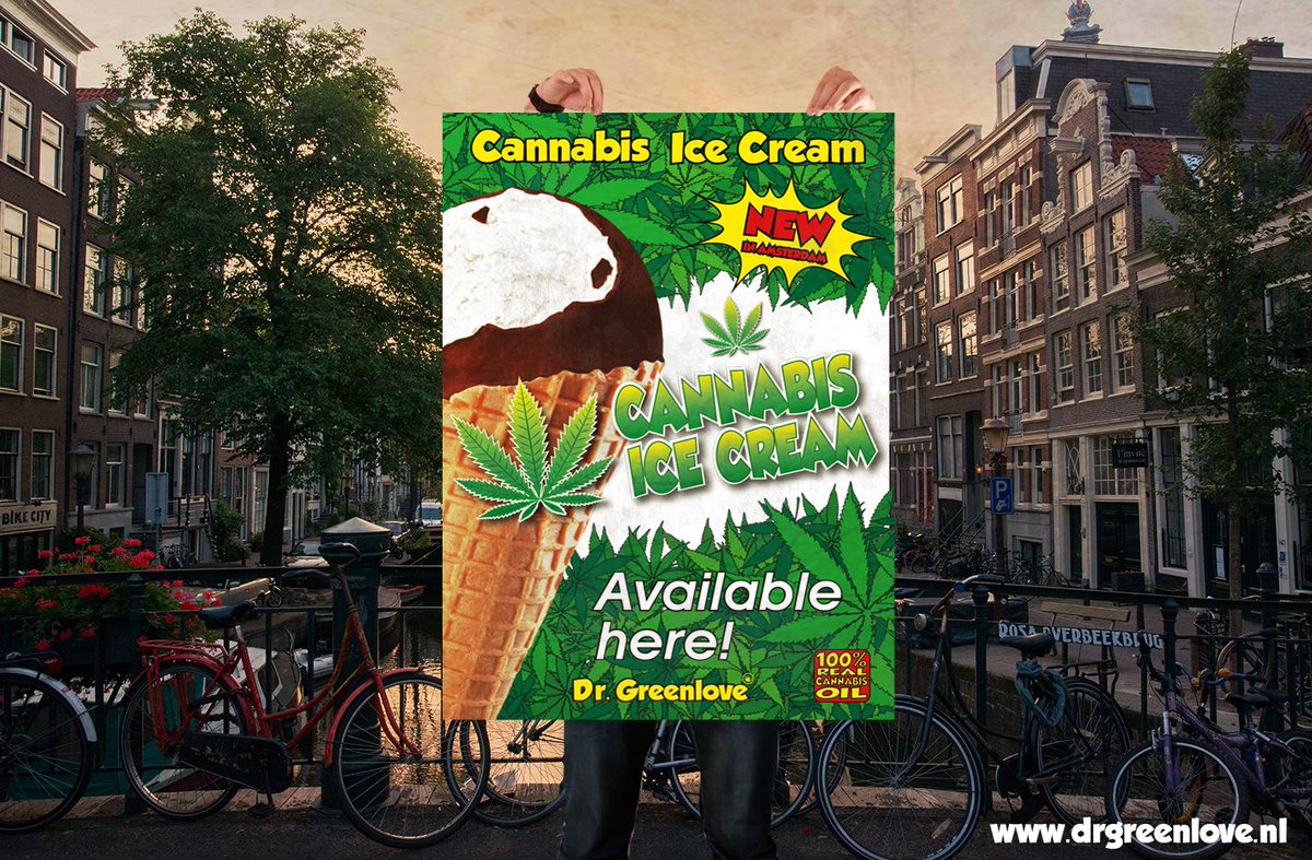 Cannabis Ice Cream - Dr. Greenlove Amsterdam 
#cannabisicecream #drgreenlove #amsterdam