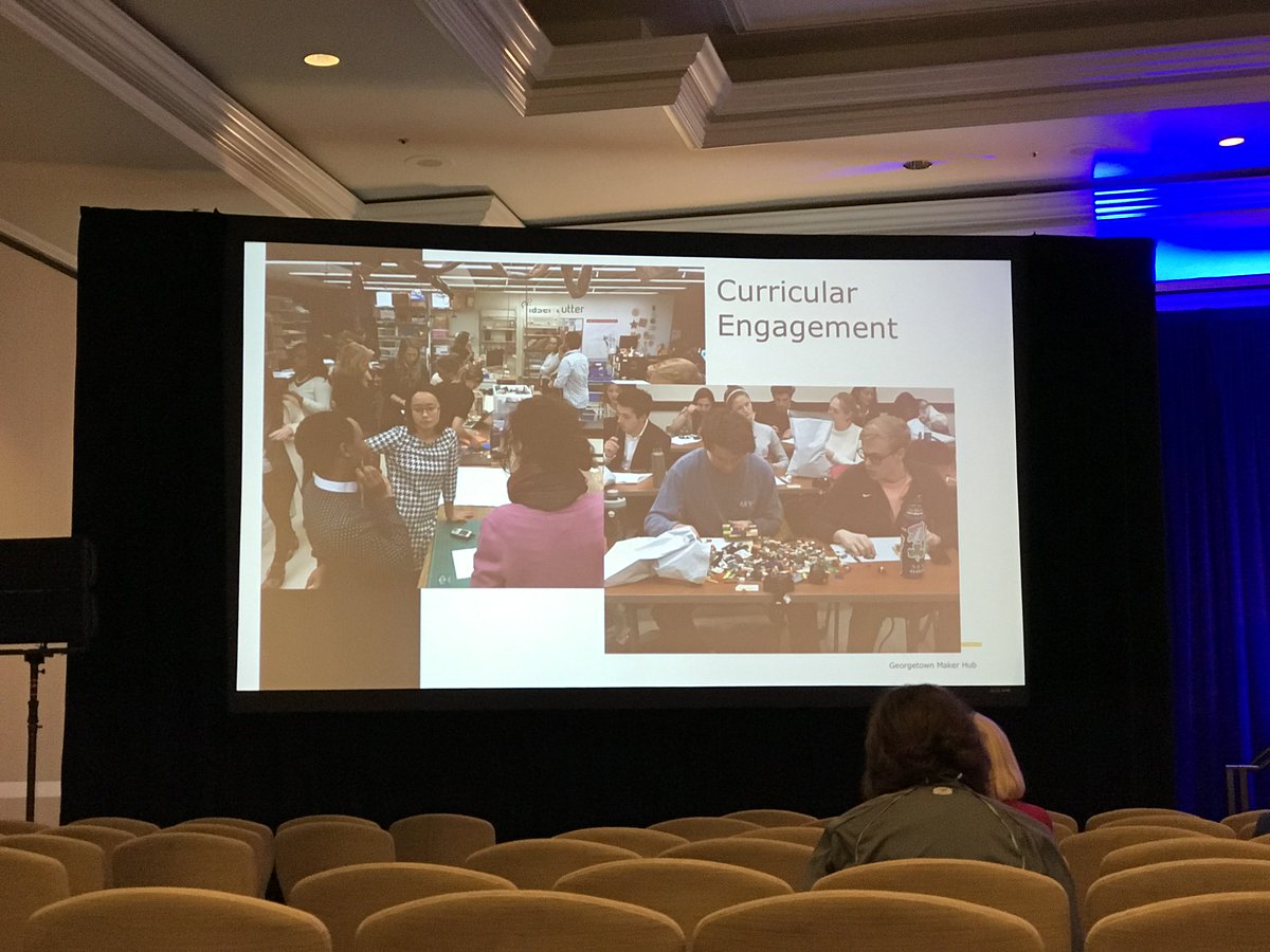 librarycourtney's tweet image. Different things they do at the Maker Lab. #cni19s