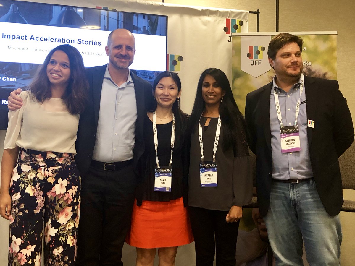 FoundationCCC's tweet image. Yesterday, @Launch_Path joined @Catalyte_io, @neprisapp, and @RWScholars for the @jfftweets Impact Acceleration Panel at #ASUGSV2019. Thank you to @WalmartInc for supporting! #asugsvsummit
