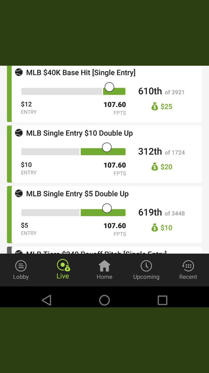 TraceEdge's tweet image. RETWEET-LIKE-FOLLOW for a chance to win a free daily lineup package for tonight! 

An other night in the green for MLB DRAFTKINGS! DFS lineups are provided for $5 daily or $12 a week! Dm for more info!