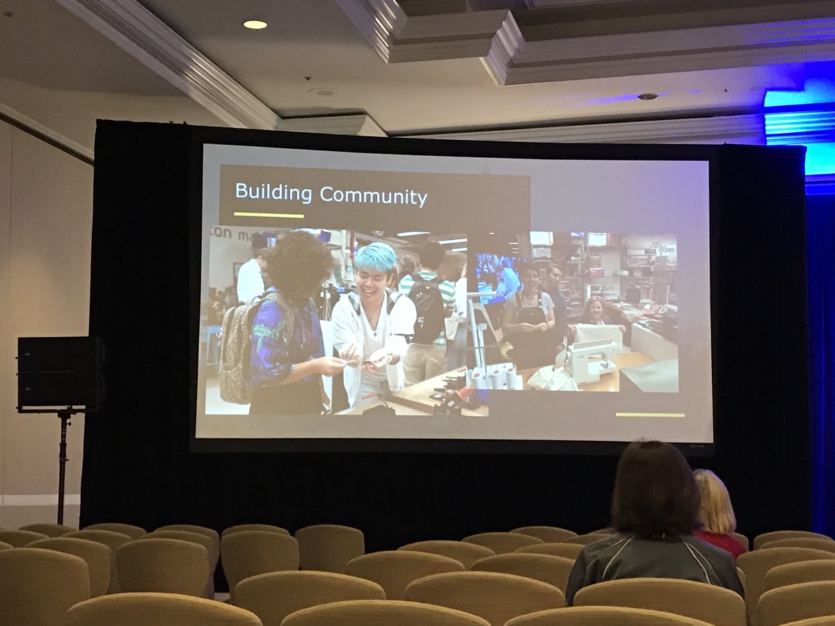 librarycourtney's tweet image. It’s really important for them to foster  a culture of building community. #cni19s