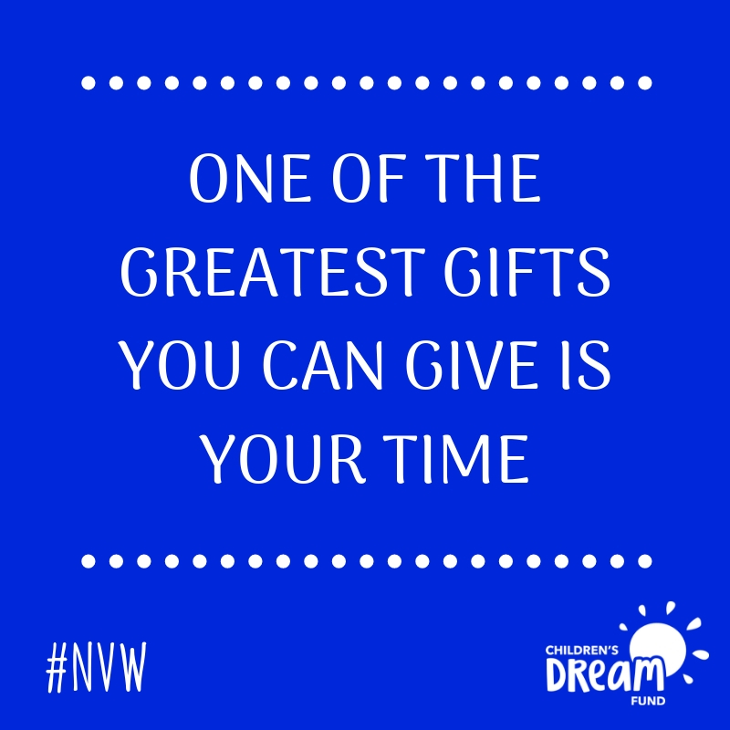 In honor of #NationalVolunteerWeek we wanted to take a moment and recognize all of the dedicated volunteers we have here at the Children’s Dream Fund. We couldn't do it without you!