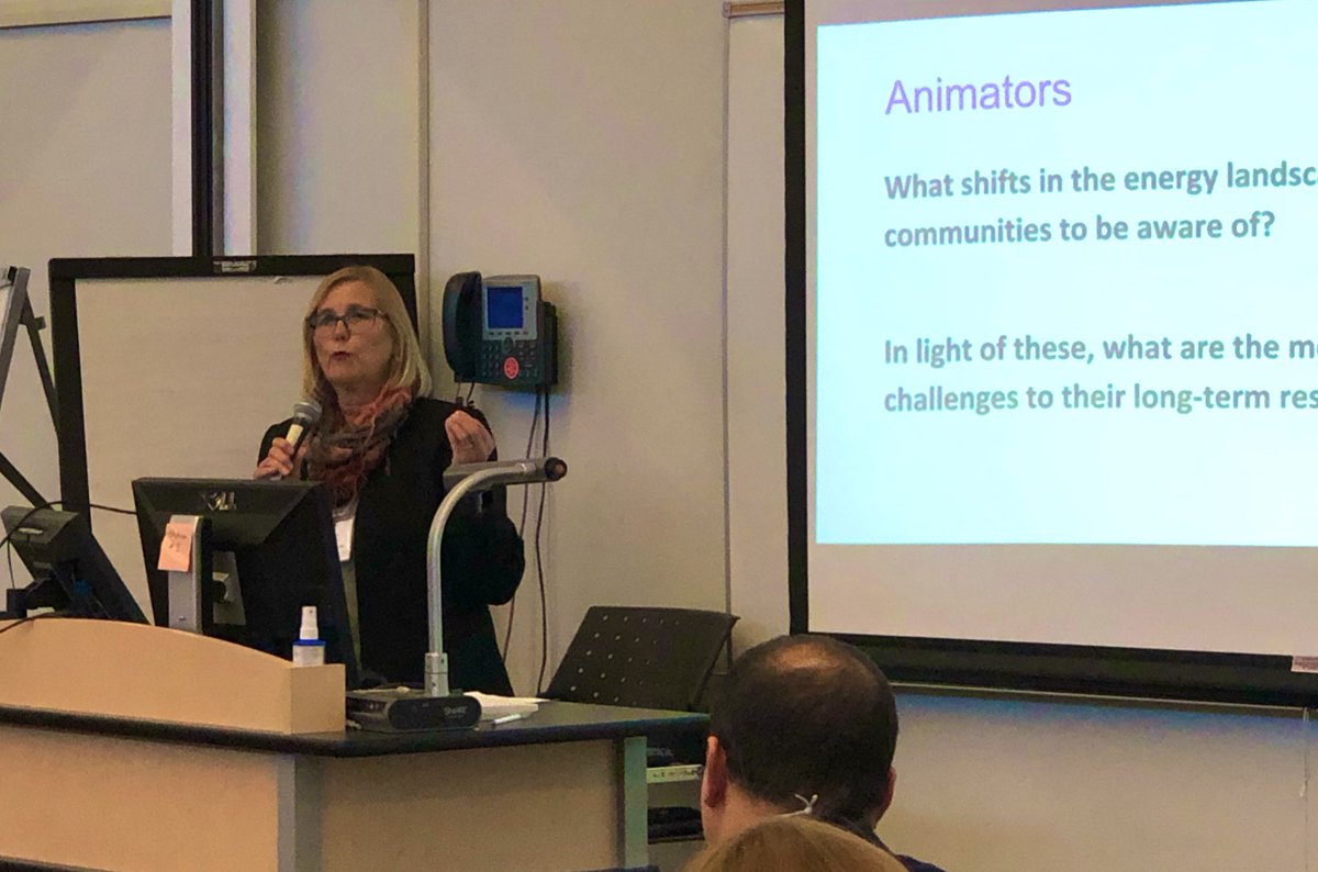 EQUS CEO, Pat Bourne presenting at @RedDeerCollege this morning, discussing the shifting future of energy and building long-term resilience for communities. #EFLab <a href="/LabEnergy/">Energy Futures Lab</a>