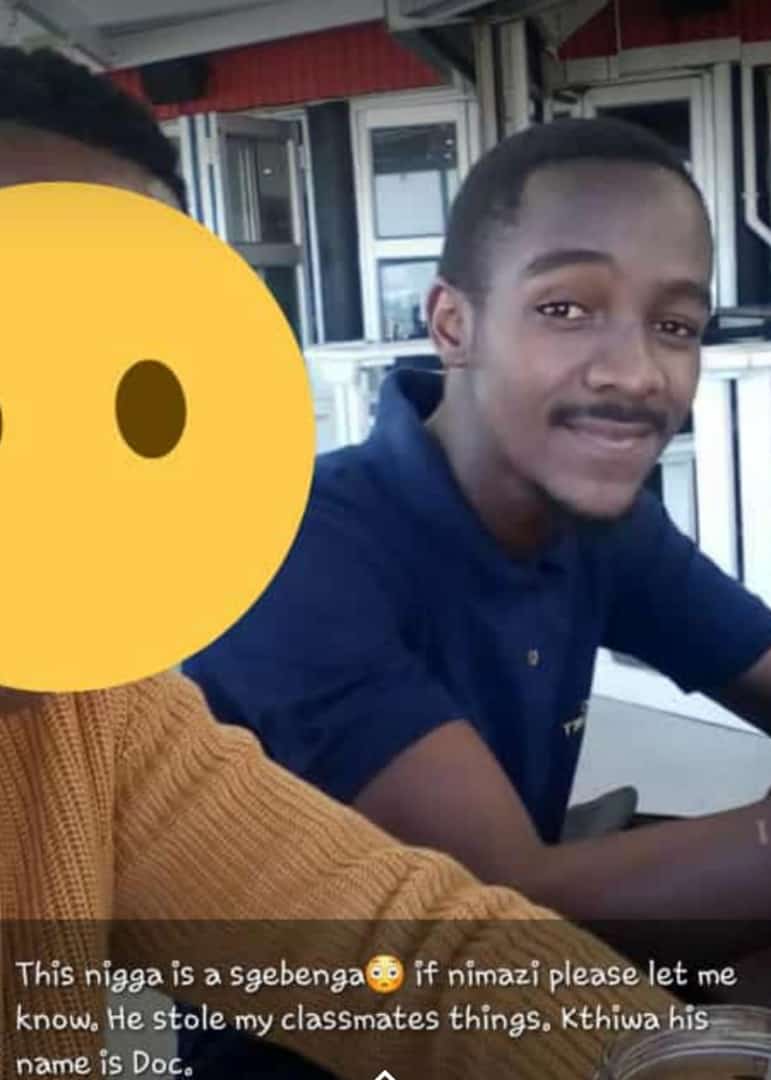 Please retweet until we find this thug, he stole my classmate's ton of stuff