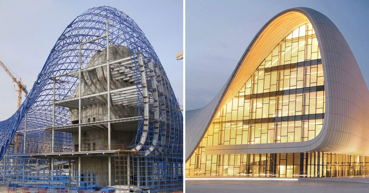 Architizer's tweet image. From construction to completion: 10 amazing architecture projects made possible by engineers: arc.ht/2JrymGZ @ZHA_News @CoopHimmelblau @ArupGroup @FosterPartners @burohappold @HalArchitects @HOKNetwork @WernerSobek