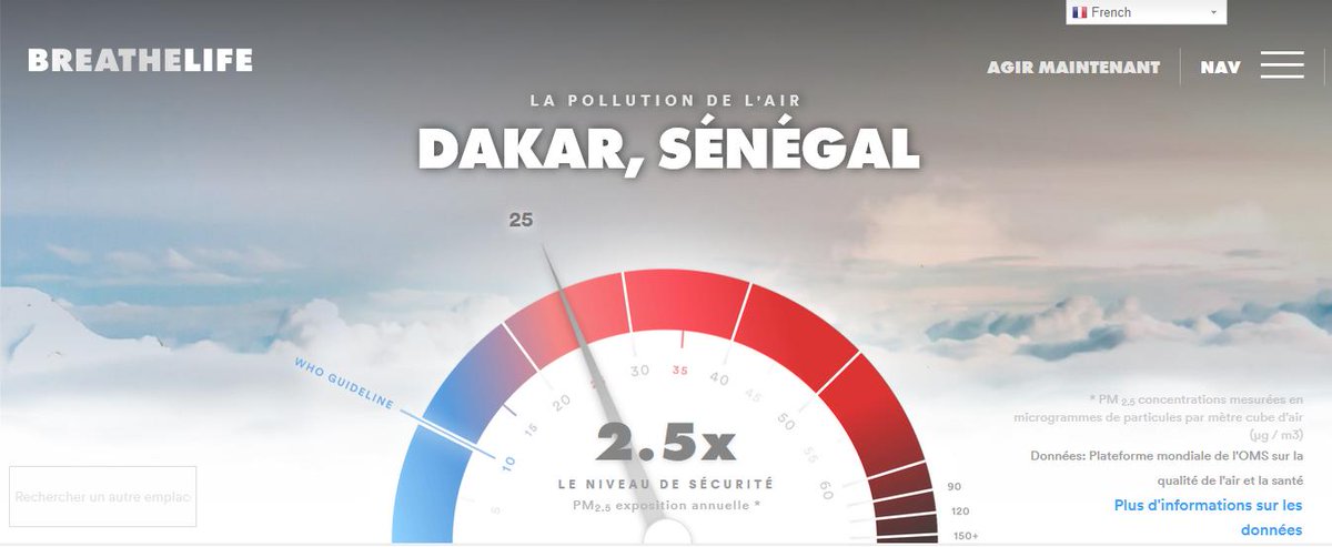 Qualité de l'air et fardeau sanitaire au Sénégal
     
                                11,394 Décès annuels dus à la pollution de l'air  
breathelife2030.org/fr/city-data-p…
#BreatheLife, #Air_pollution
#Kebeu, #Senegal
#ConscienceEcologiqueSn🇸🇳