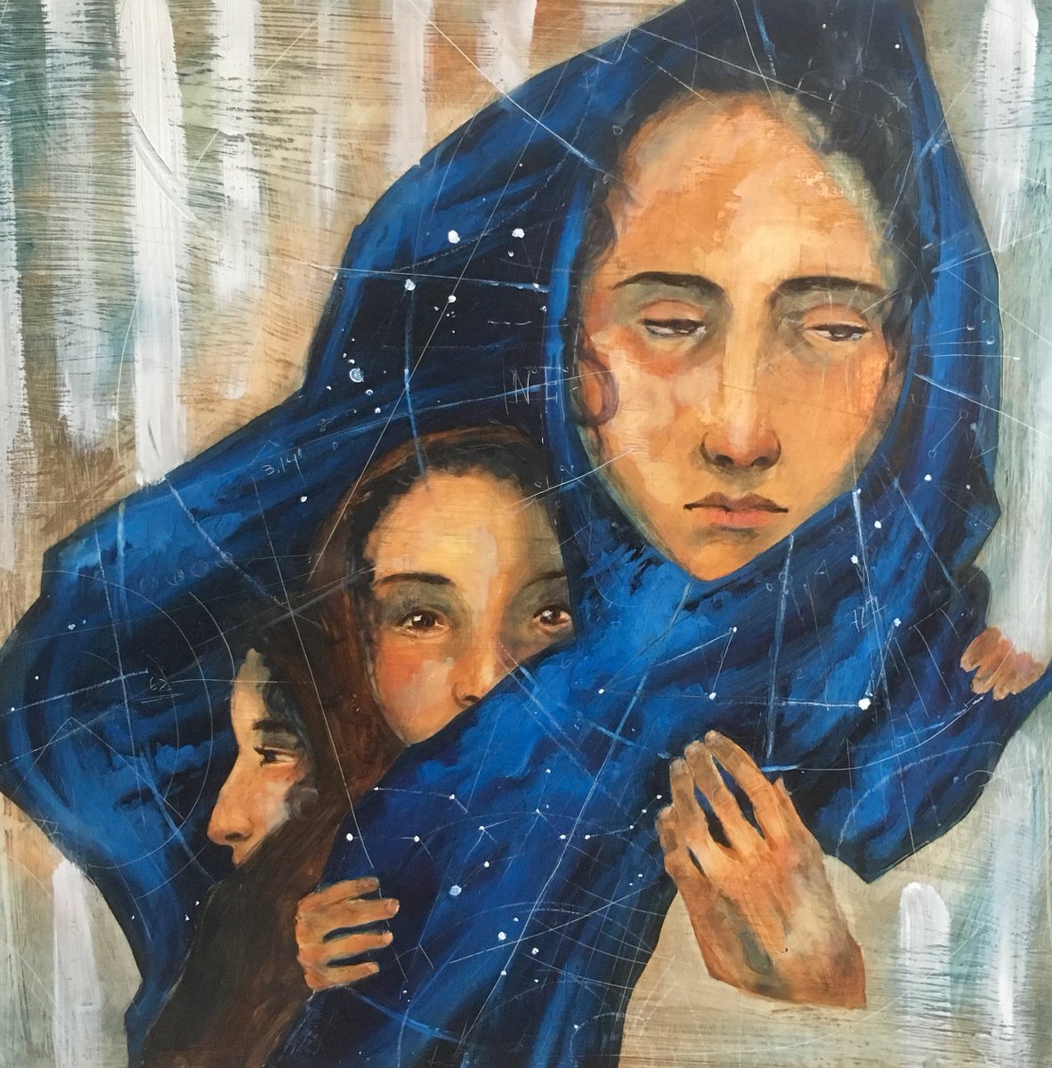 MOTHER PROTECTOR - Today's artist spotlight is Elise Radzialowski. Elise lives, studies, and creates in Akron. She experiments with a combination of digital and traditional medium techniques in her work.