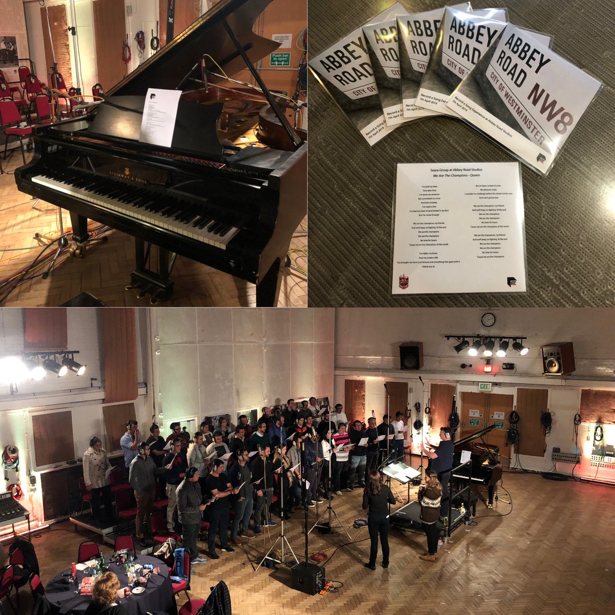 MetierUKDMC's tweet photo. An amazing event we held in Studio 2 at @AbbeyRoad last week. A great surprise for our Brazilian group. Delicious food and excellent event staff. #eventprofs #AbbeyRoadStudios #TheBeatles https://t.co/VSTIDvGCdm