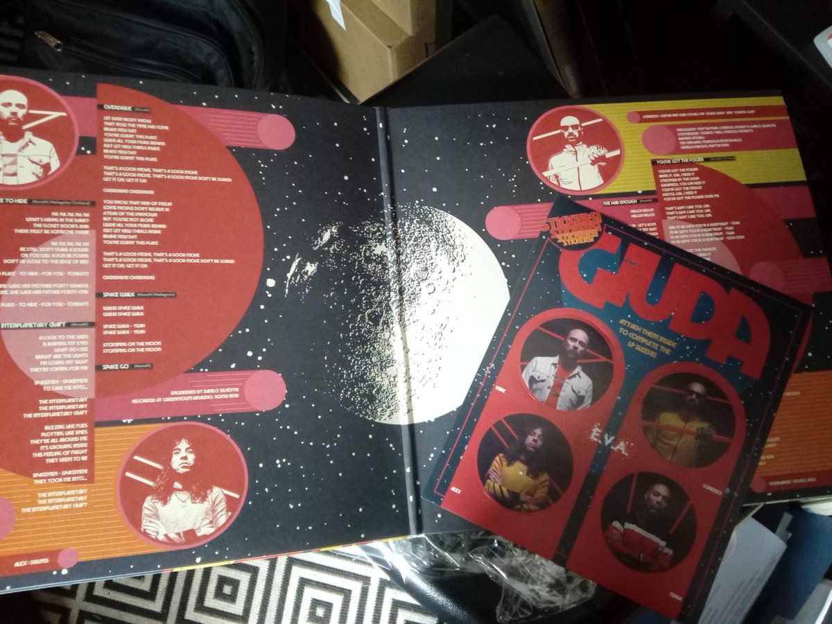 In today's post. Gatefold sleeve and stickers! <a href="/giuda/">GIUDA</a> #glam #bootboy #vinylrecords