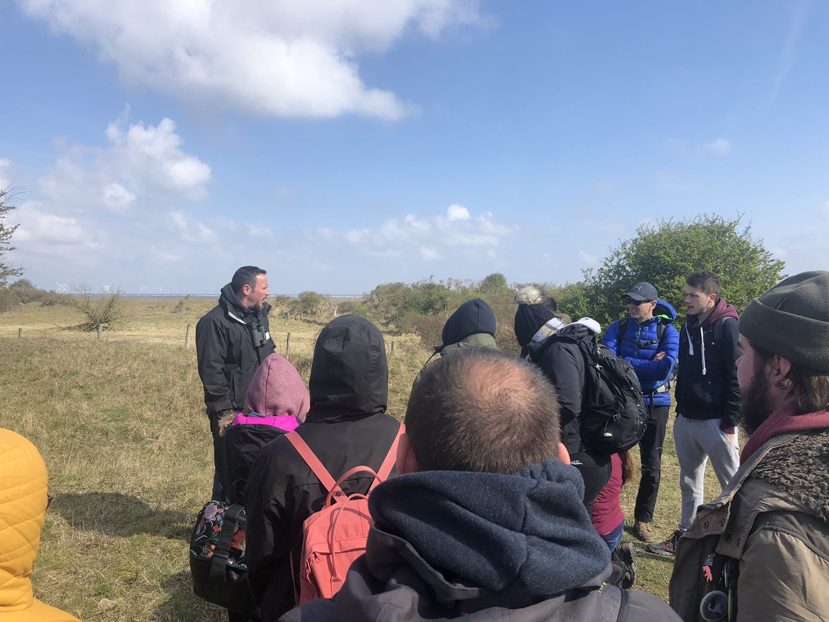 guaduneth's tweet photo. Visiting Gibraltar Point with @LincsWildlife. Proud to see our @NTU_ARES students doing their placements in the reserve #IntegratedProject https://t.co/l5aQOFu4br