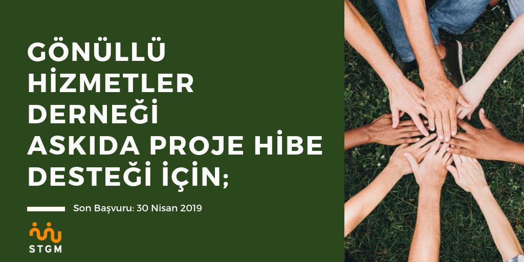 🔸Gönüllü Hizmetler Derneği, kuruluşunun 60. yılı vesilesiyle “Askıda Proje” desteğini duyurdu. 
🔸 Başvurular 30 Nisan 2019 saat 17:00’ye kadar  yapılabilecek. 
🔸buff.ly/2UF9lSb