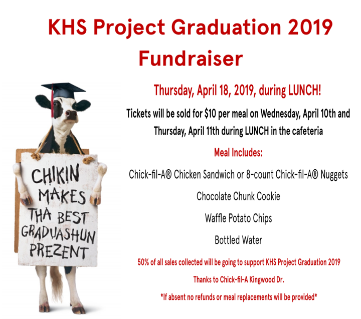 HumbleISD_KHS's tweet photo. Reminder!  Buy your pre-sale ticket on Wed/Thurs at lunch this week and your meal(s) will be delivered on Thursday the 18th. https://t.co/oWKCgB9nfS