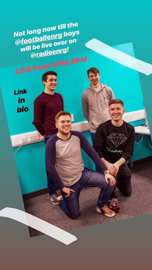 DRonney's tweet image. After four years of mad rants, last minute stress before shows and many laughs, my last @FootballENRG will be airing from 5PM-6PM on @RadioENRG. 😢

If you want to potentially hear a grown man cry live on air then tune in via the link below. 📻⚽️

radioenrg.net/listenlive/