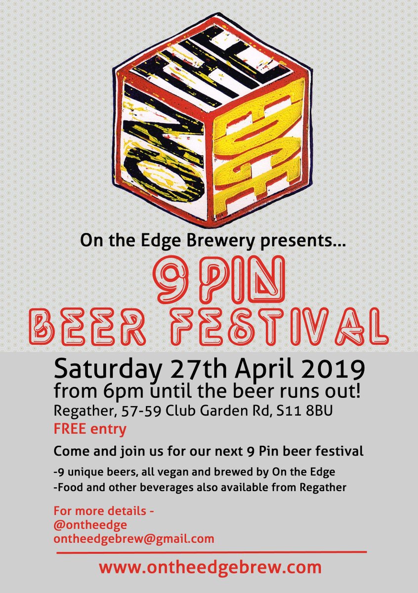 OntheEdgeBrew's tweet image. Beer #2 White Feathers 3.8%, wheat beer made with traditional Czech hops and wheat beer yeast

Beer #3 Summit Gold. 3.9% Hoppy session ale

facebook.com/events/2213286…