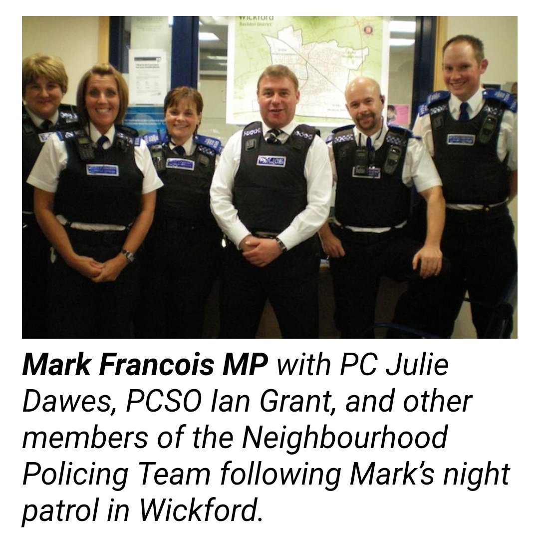 'Mark’s elder brother Brian Francois served for over thirty years in the Metropolitan Police and Mark takes a keen interest in local policing matters'.I bet he does! With or without cedilla! https://www.markfrancois.com/campaigns/policing
